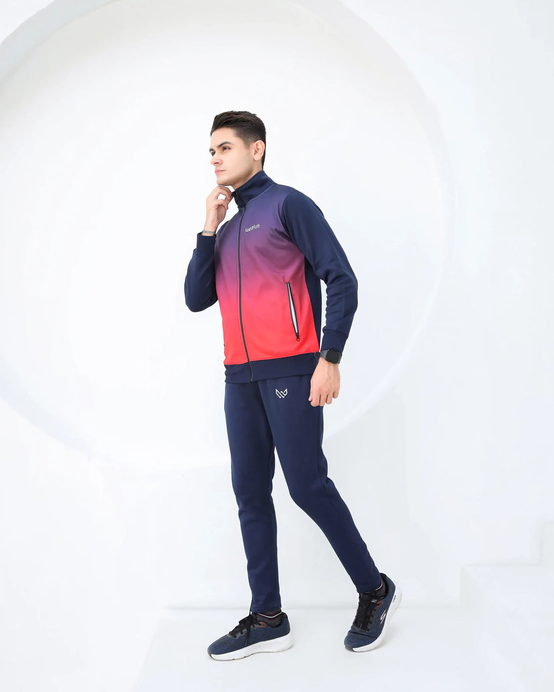 Zipper tracksuit jacket
