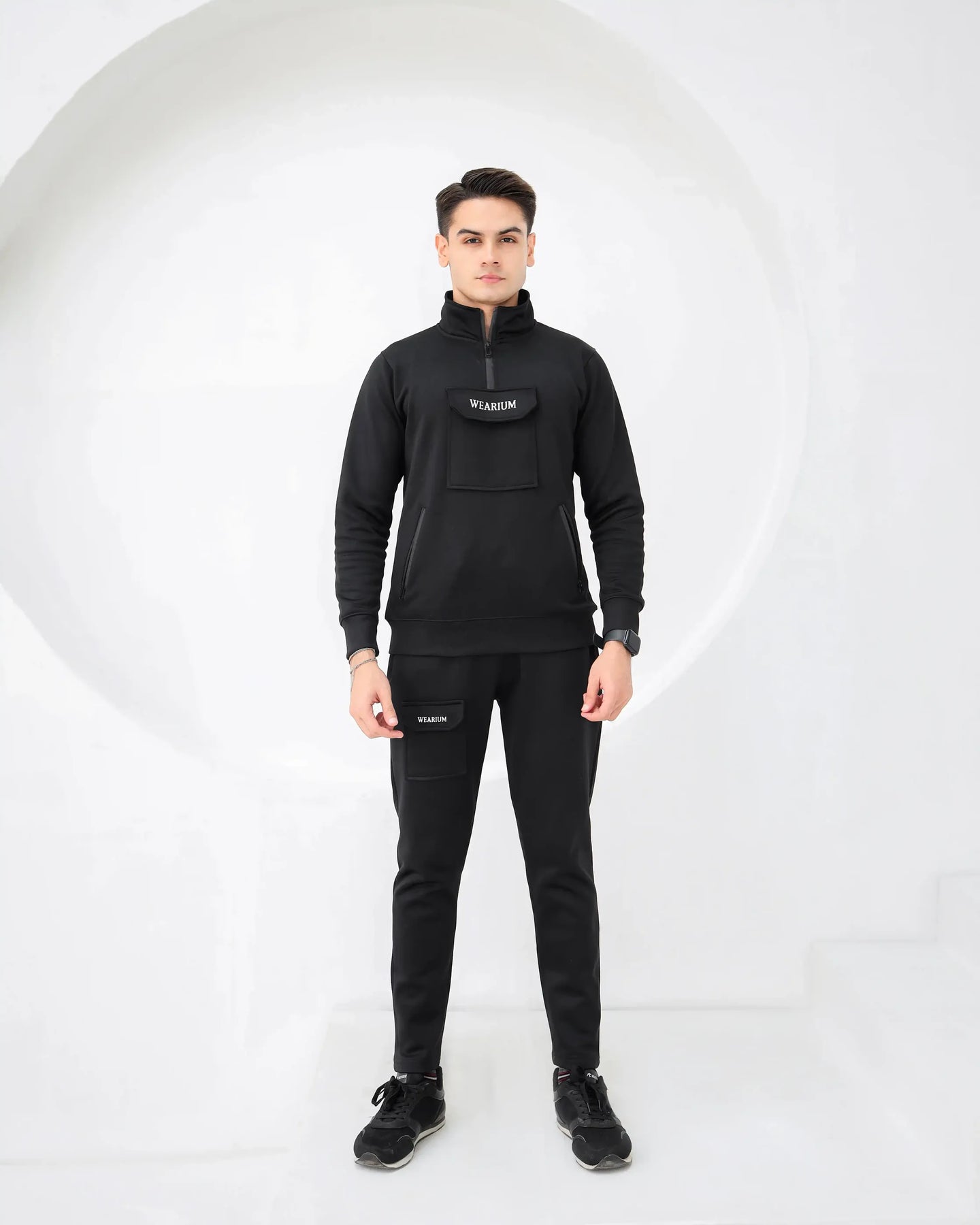 Half Zip Sweatshirt Tracksuit for Men Wearium