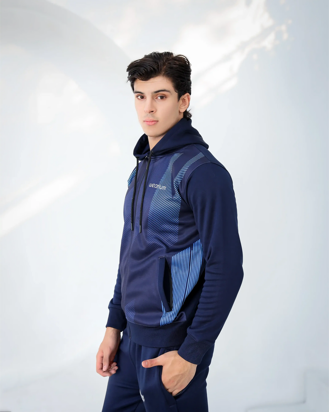 Navy tracksuit for winter
