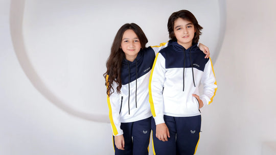 Multi-color winter tracksuit for kids