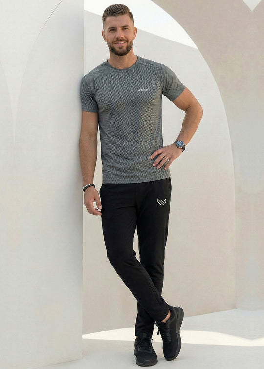 Textured AirLite Knit - Charcoal Tracksuit