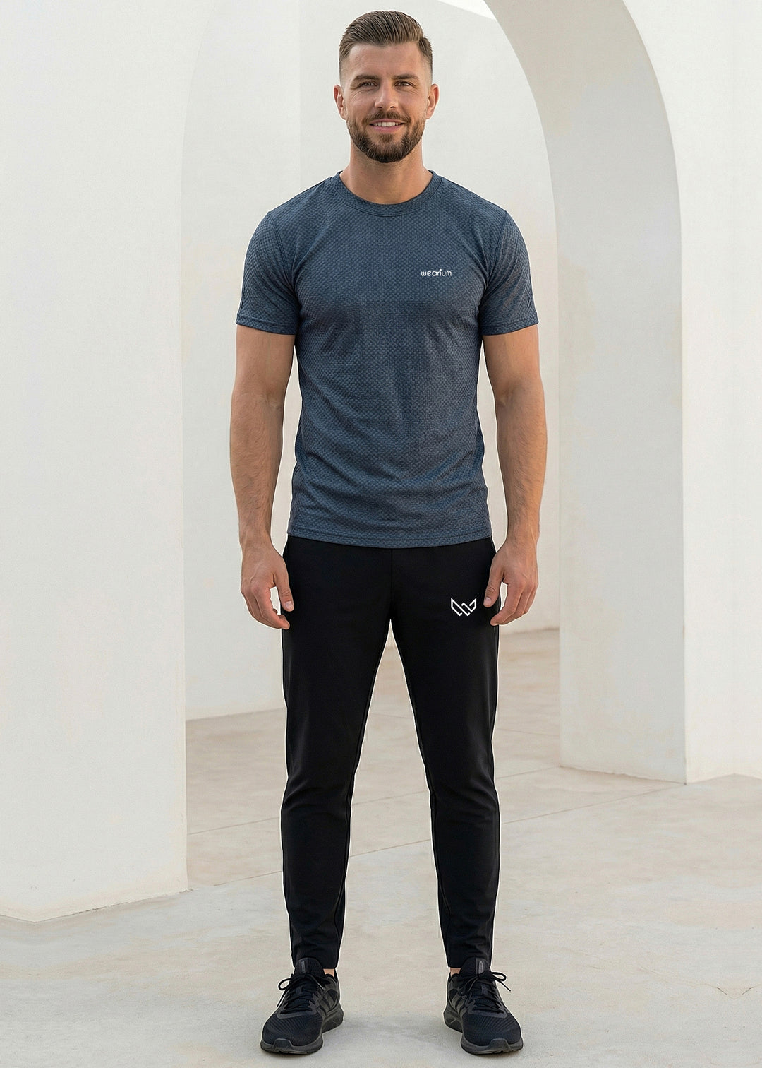 Textured AirLite Knit - Zinc Tracksuit