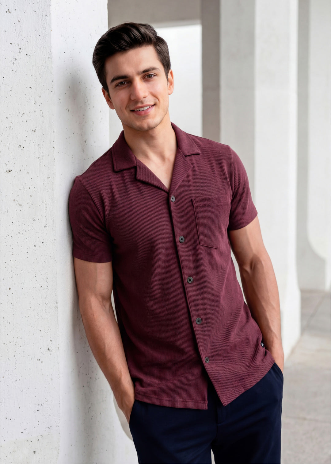 Vintage - Premium Button-Down Shirt