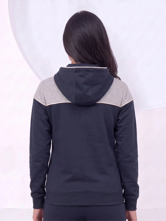 W - Monarch Zipper Premium Cotton – Blue & Silver