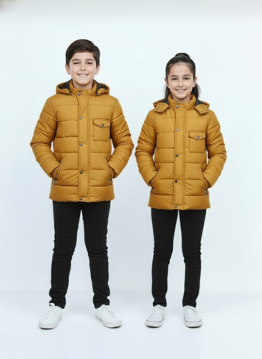Mustard Bomber Jacket - Kids
