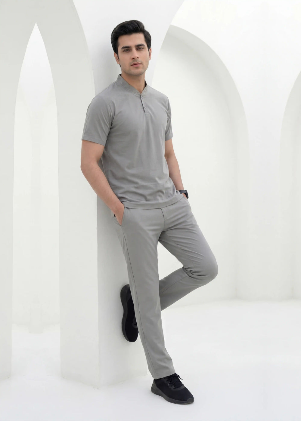 Prestige Slate - Premium Safari Suit