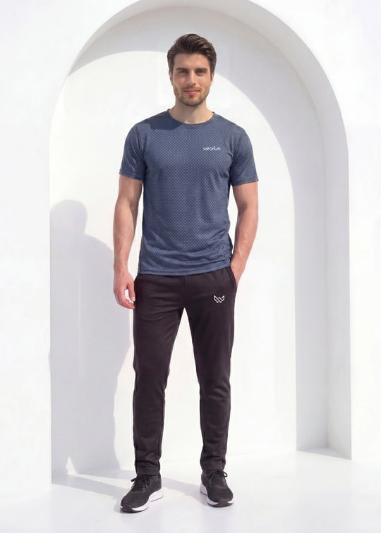 Box Knit Navy - Premium Tracksuit