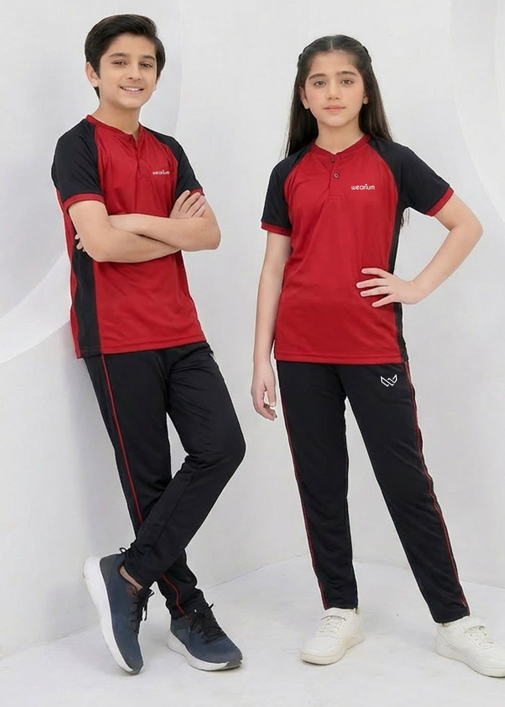 Red Fusion - Kids Dri-Fit