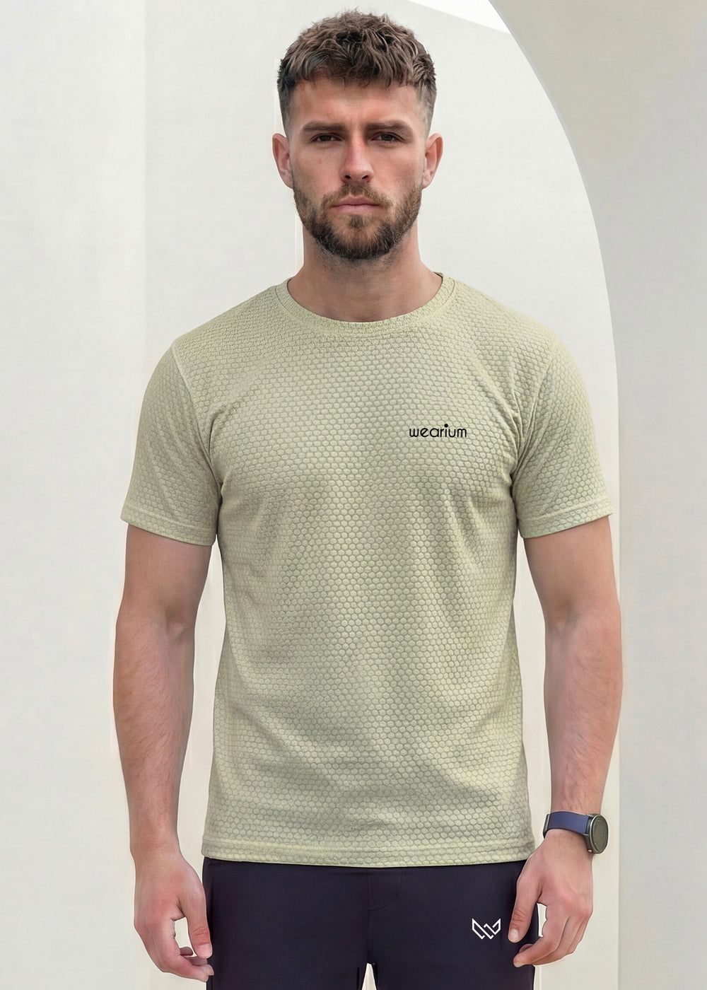 Imported Hexa Knit - Khaki Tracksuit