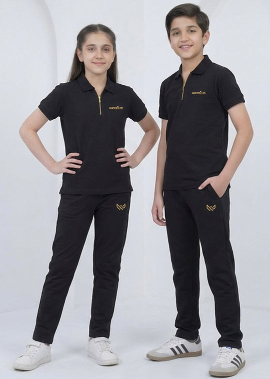 Black Boss Kids - Premium Cotton Polo Twinset