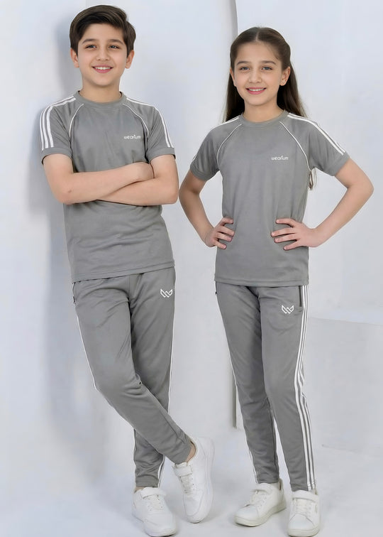 Saqqi Grey - Kids Dri-Fit