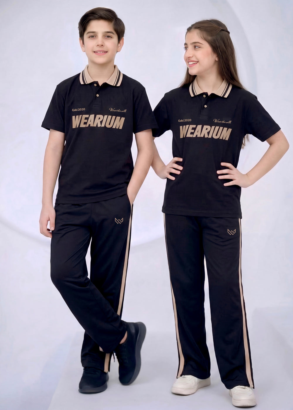 Monarch Kids - Premium Cotton Polo Twinset