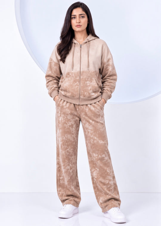 W-Premium SandWash - 100% Cotton Fleece Tracksuit