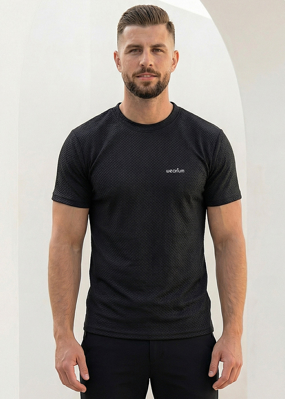 Textured AirLite Knit - Black Tracksuit