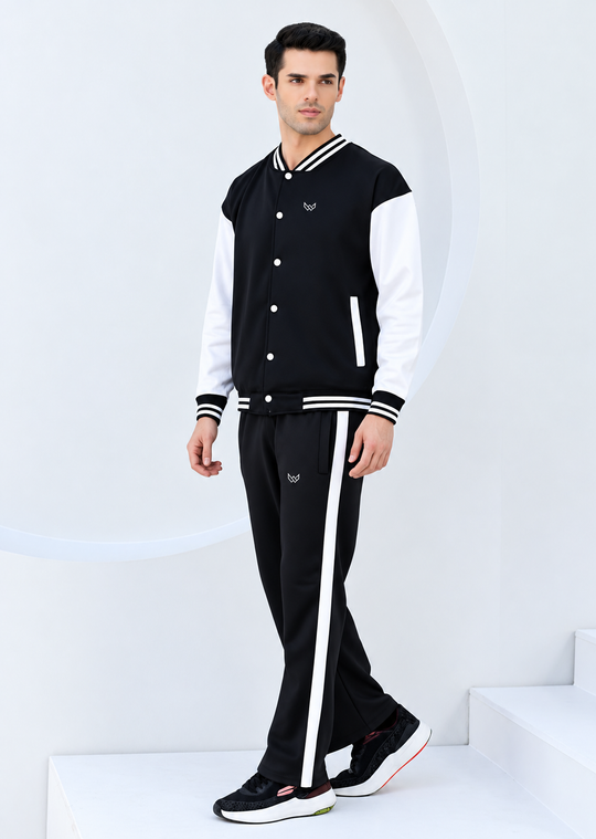 Varsity Edition - Black/White Winter Tracksuit