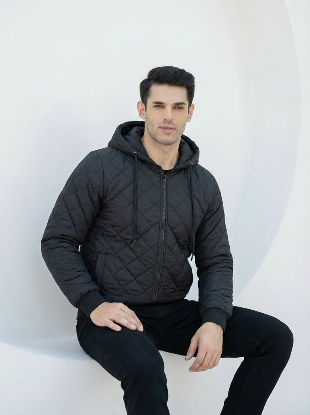 The Prestige Quilted Jacket - High Value Black