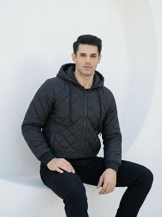 The Prestige Quilted Jacket - High Value Black