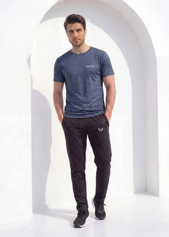Box Knit Navy - Premium Tracksuit