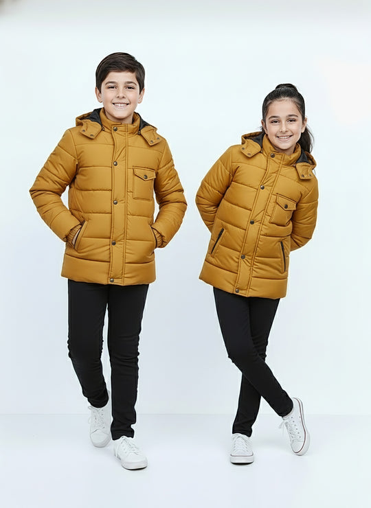Mustard Bomber Jacket - Kids