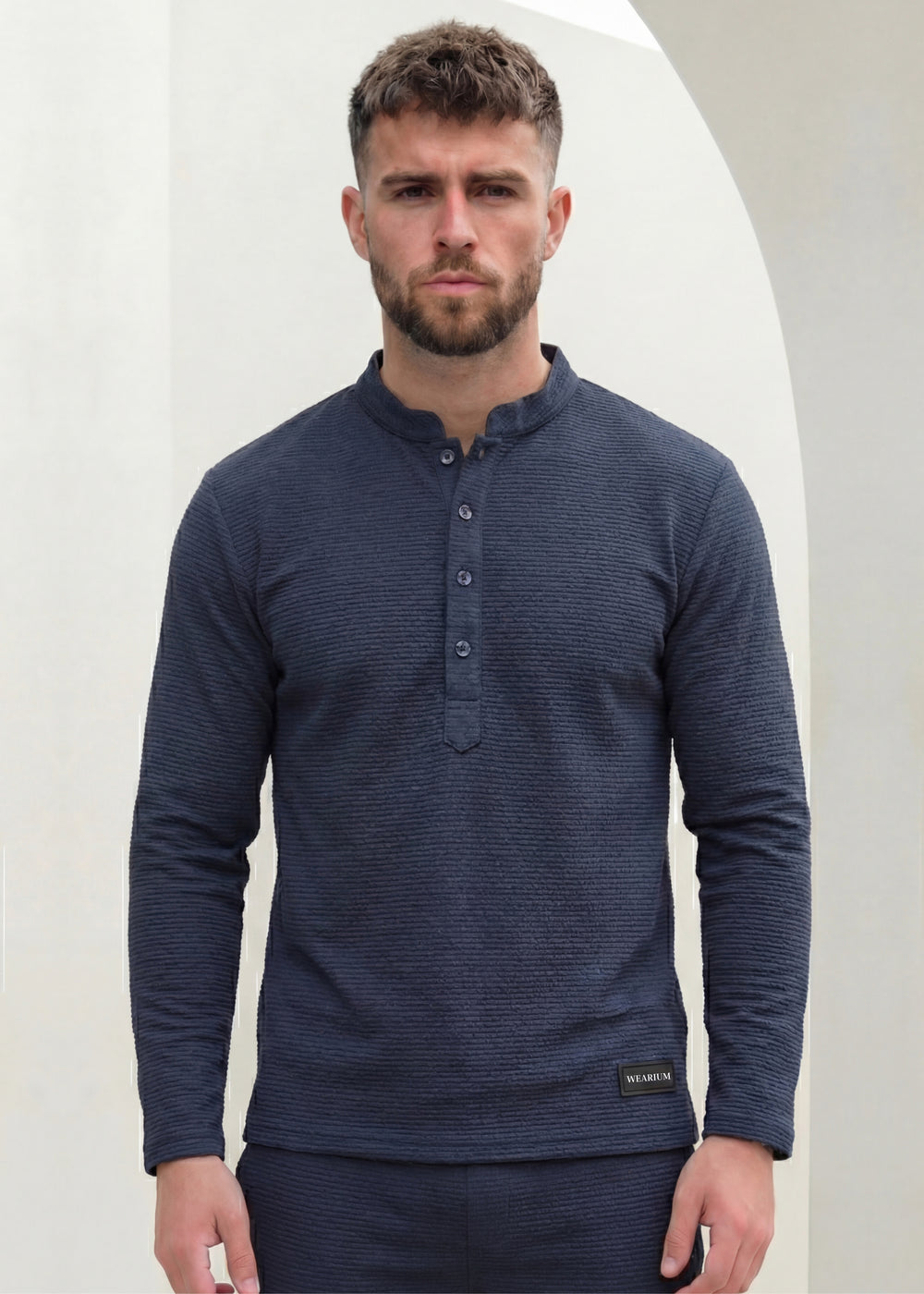 Navy Henley Duo by Wearium