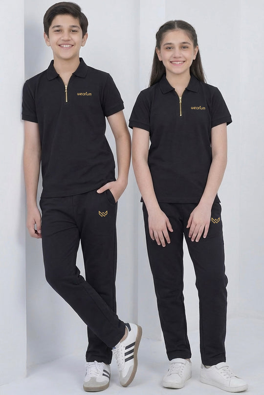 Black Boss Kids - Premium Cotton Polo Twinset