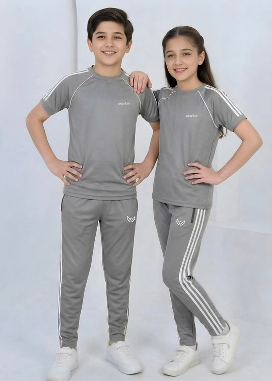 Saqqi Grey - Kids Dri-Fit