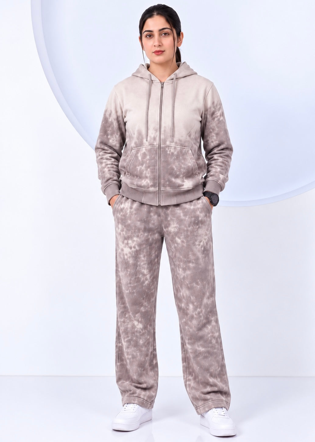 W-Premium CloudeWash - 100% Cotton Fleece Tracksuit