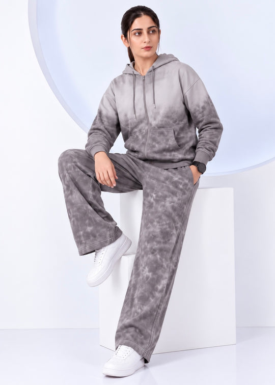 W-Premium StoneWash - 100% Cotton Fleece Tracksuit