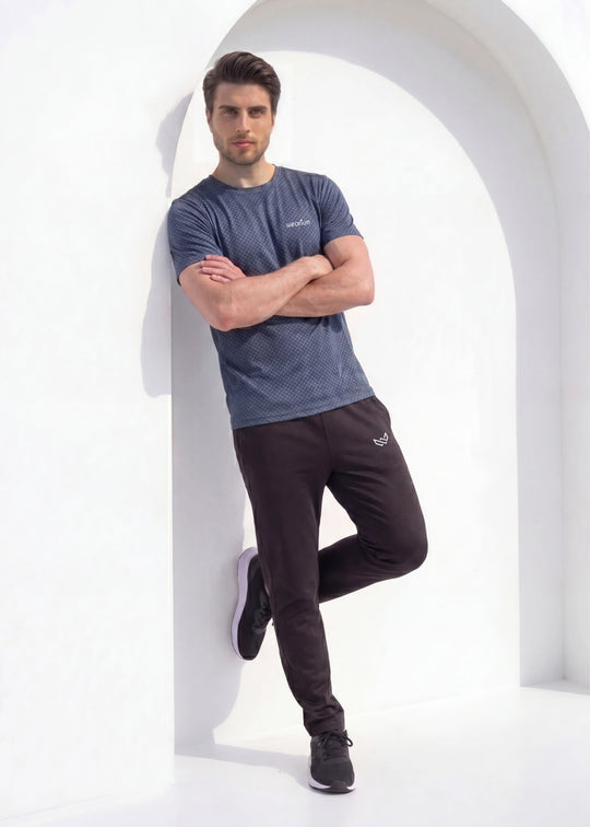 Box Knit Navy - Premium Tracksuit