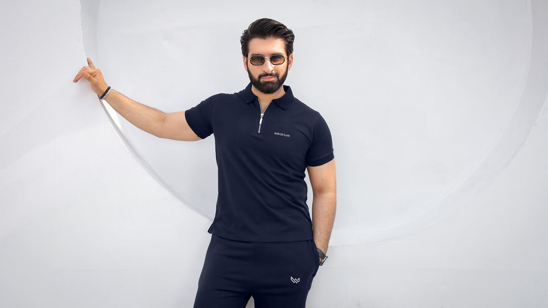 Navy Seal - Premium Cotton Polo Twinset