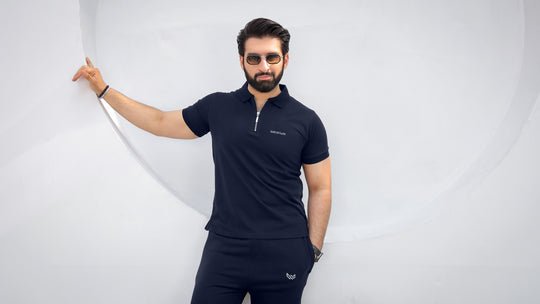Navy Seal - Premium Cotton Polo Twinset