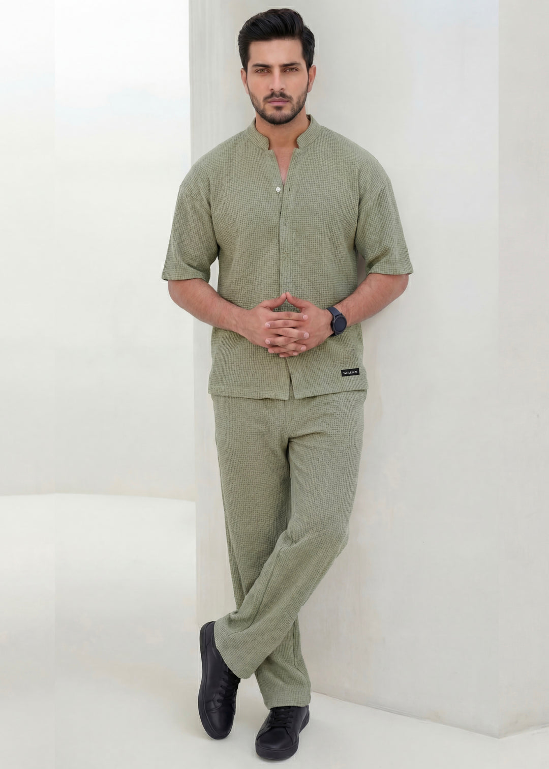 Sage Box-Knit - Premium Co-ord Set