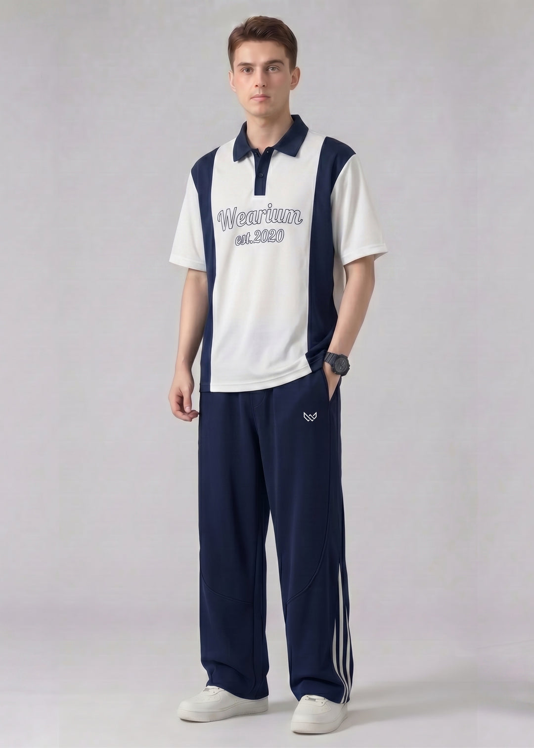 N/W Block - Premium Cotton Polo Twinset