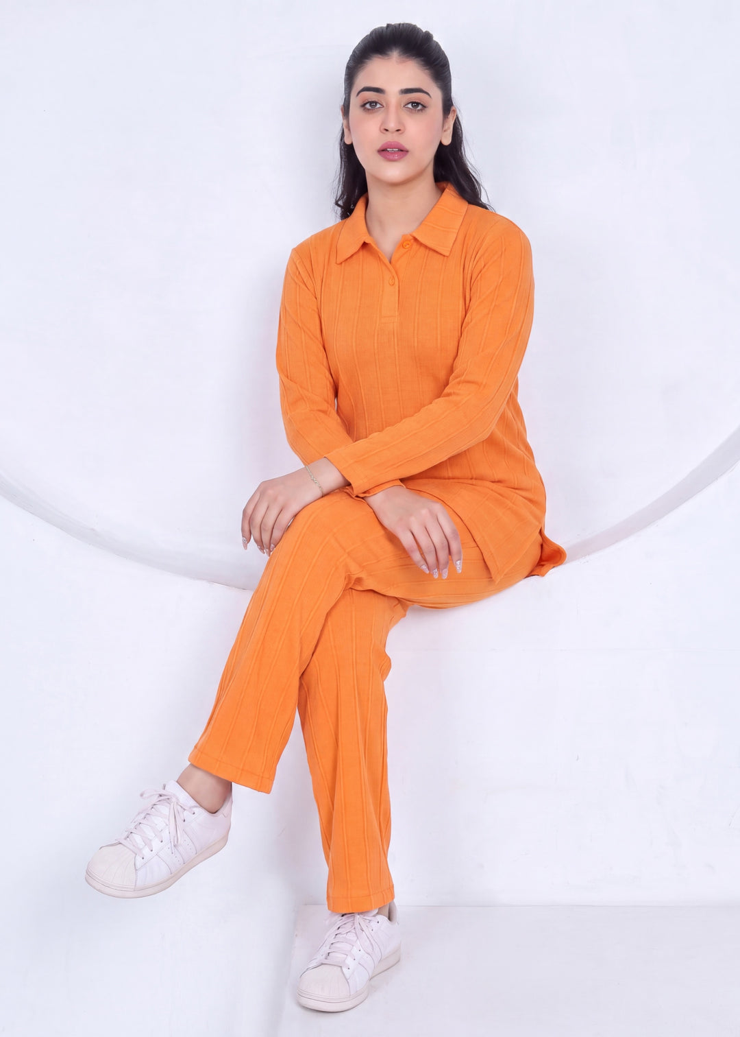 Orange Rust - Premium Cotton Twinset