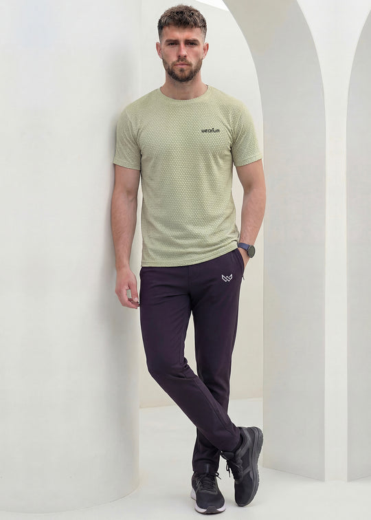 Imported Hexa Knit - Khaki Tracksuit