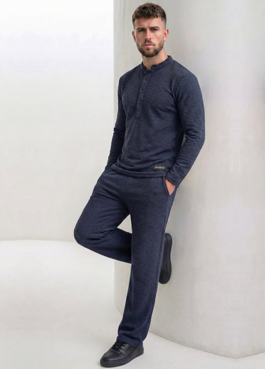 Navy Henley Duo by Wearium