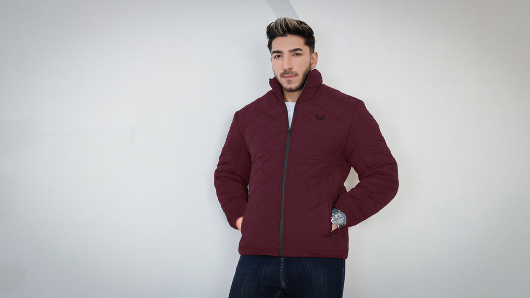 Bubble Jacket - Maroon