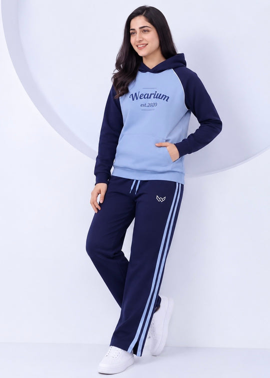 W-North Blue - Signature Winter Tracksuit