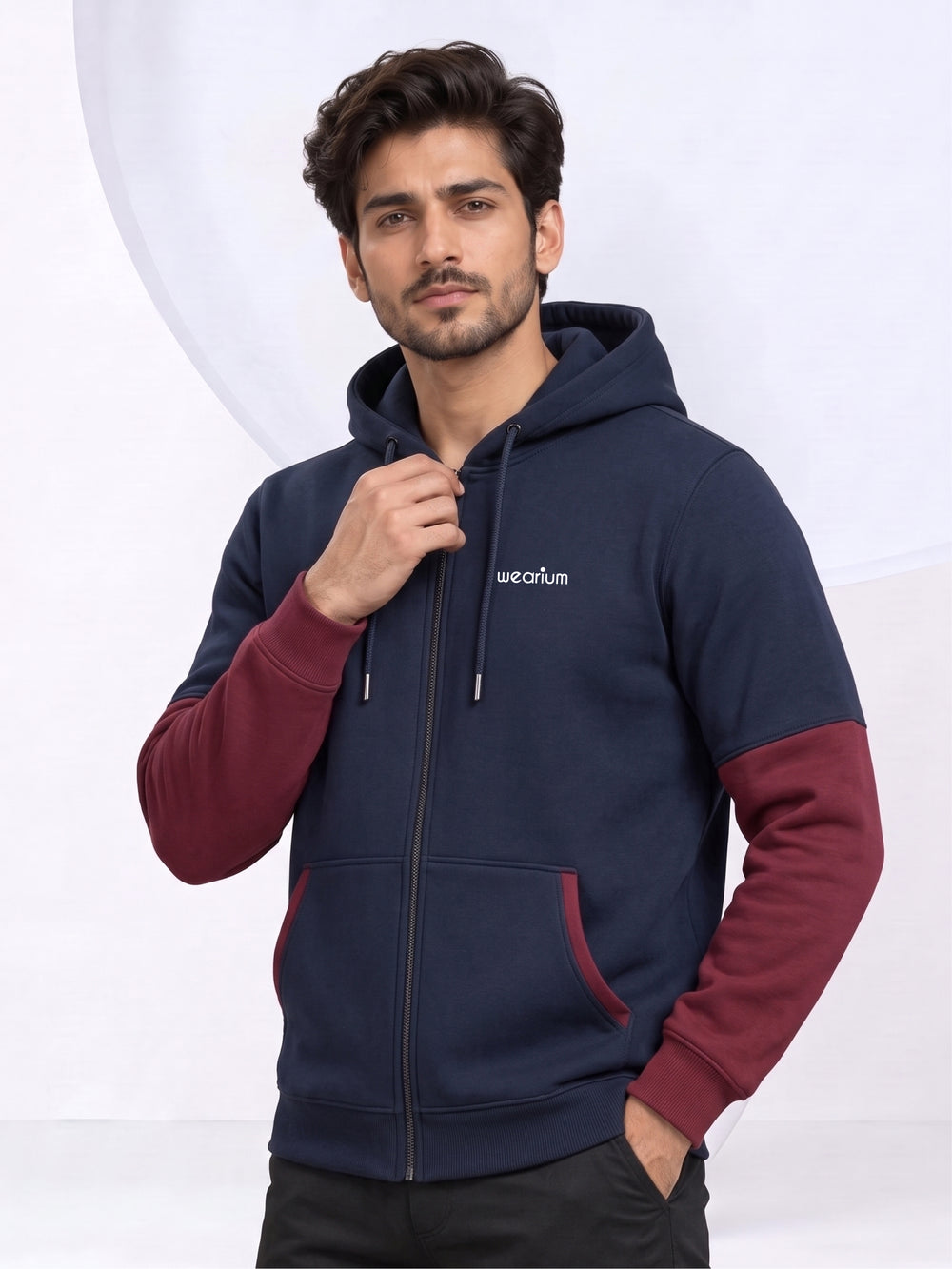 Urban Duo Premium Cotton – Navy Blue & Burgundy