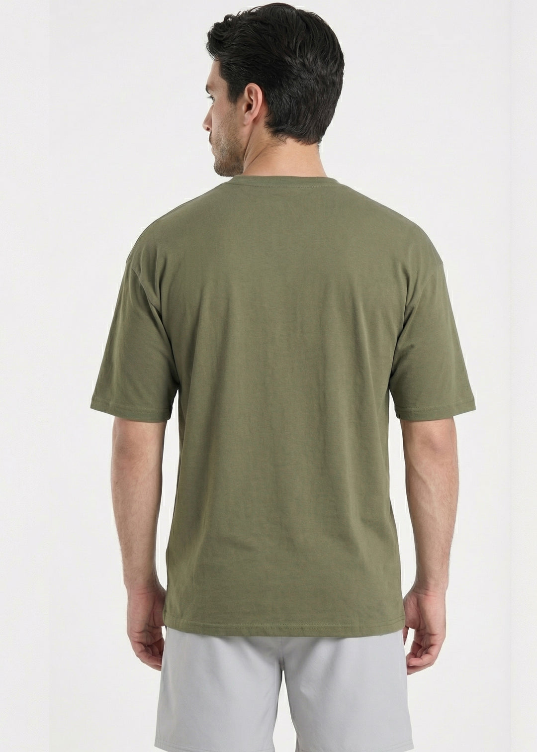 W Prime Oversized Tee - Sage Green 100% Cotton
