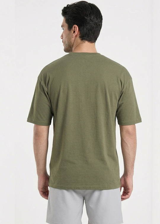 W Prime Oversized Tee - Sage Green 100% Cotton