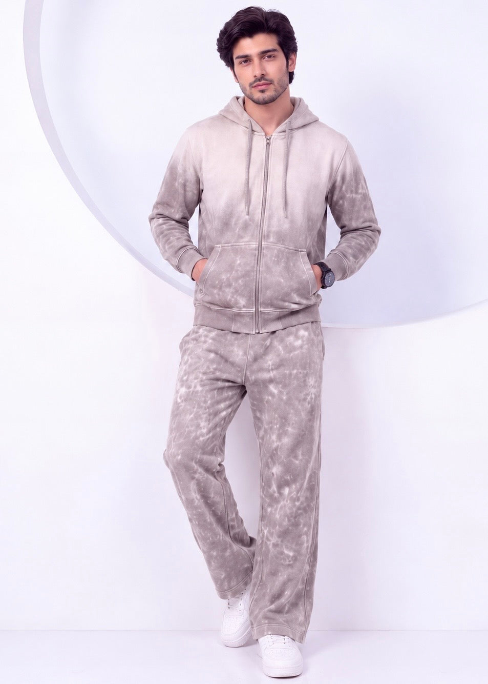 Premium CloudeWash - 100% Cotton Fleece Tracksuit