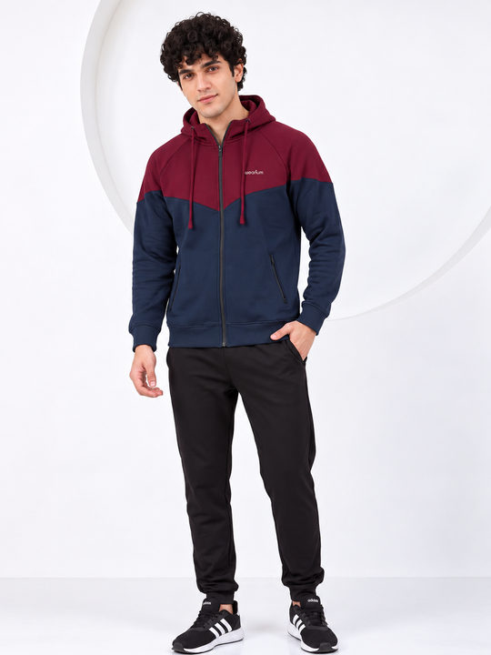 DualTone Hoodie - Premium Cotton Fleece