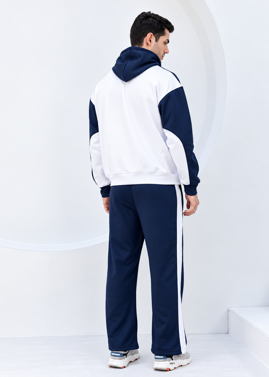 Legacy - Navy/White Oversized Winter Tracksuit