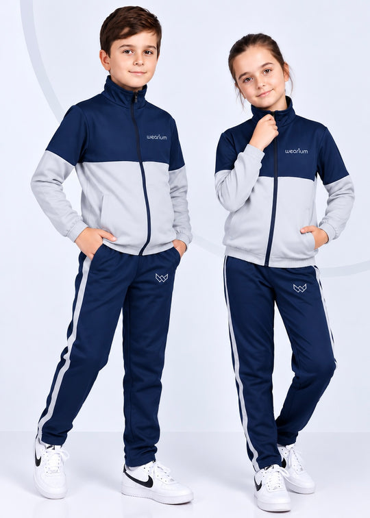 Navy Glide - Kids Winter Tracksuit