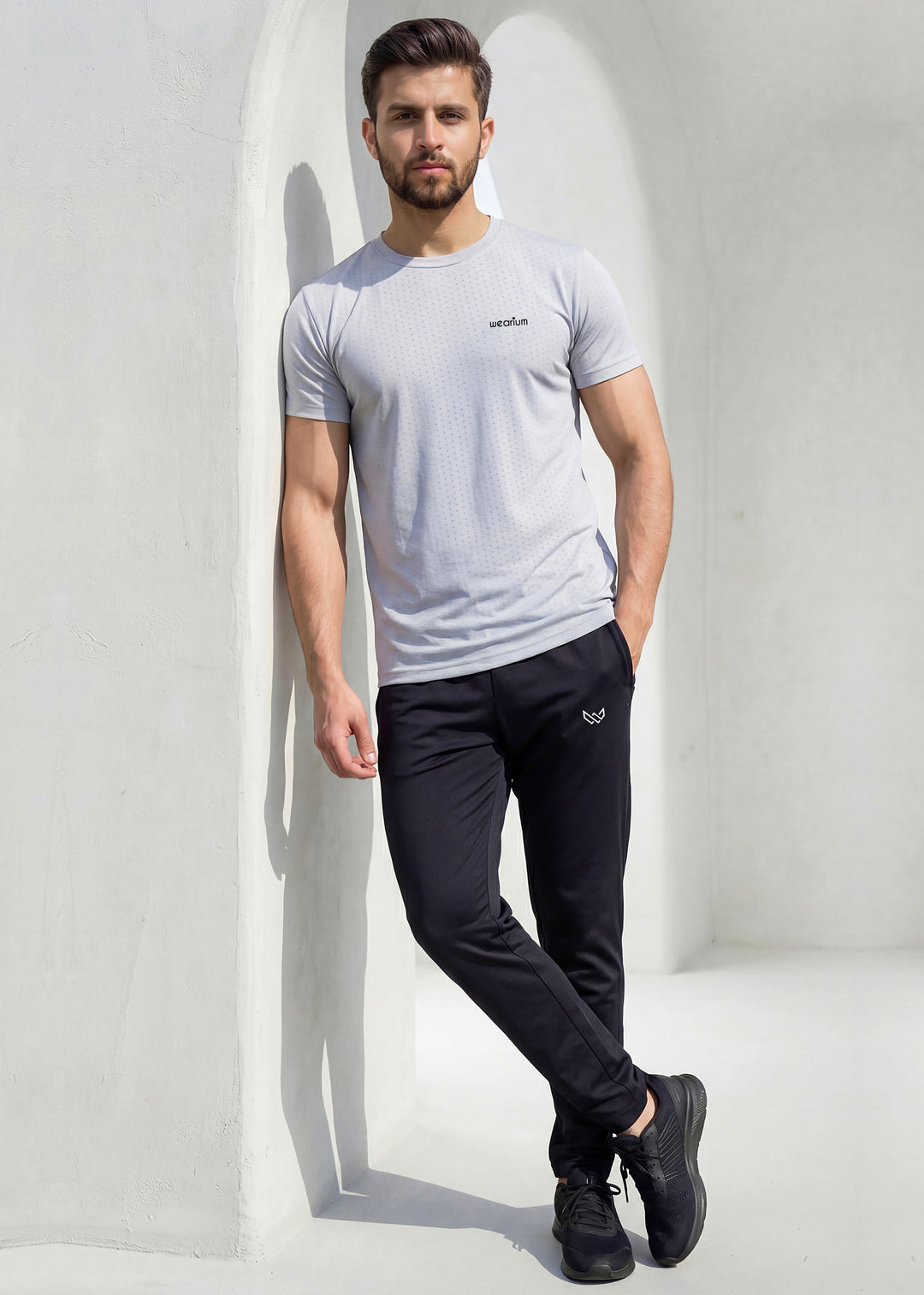 Air Mesh Knit - Lt Grey Tracksuit