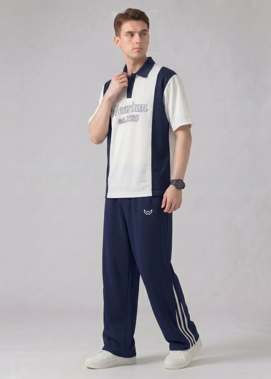 N/W Block - Premium Cotton Polo Twinset