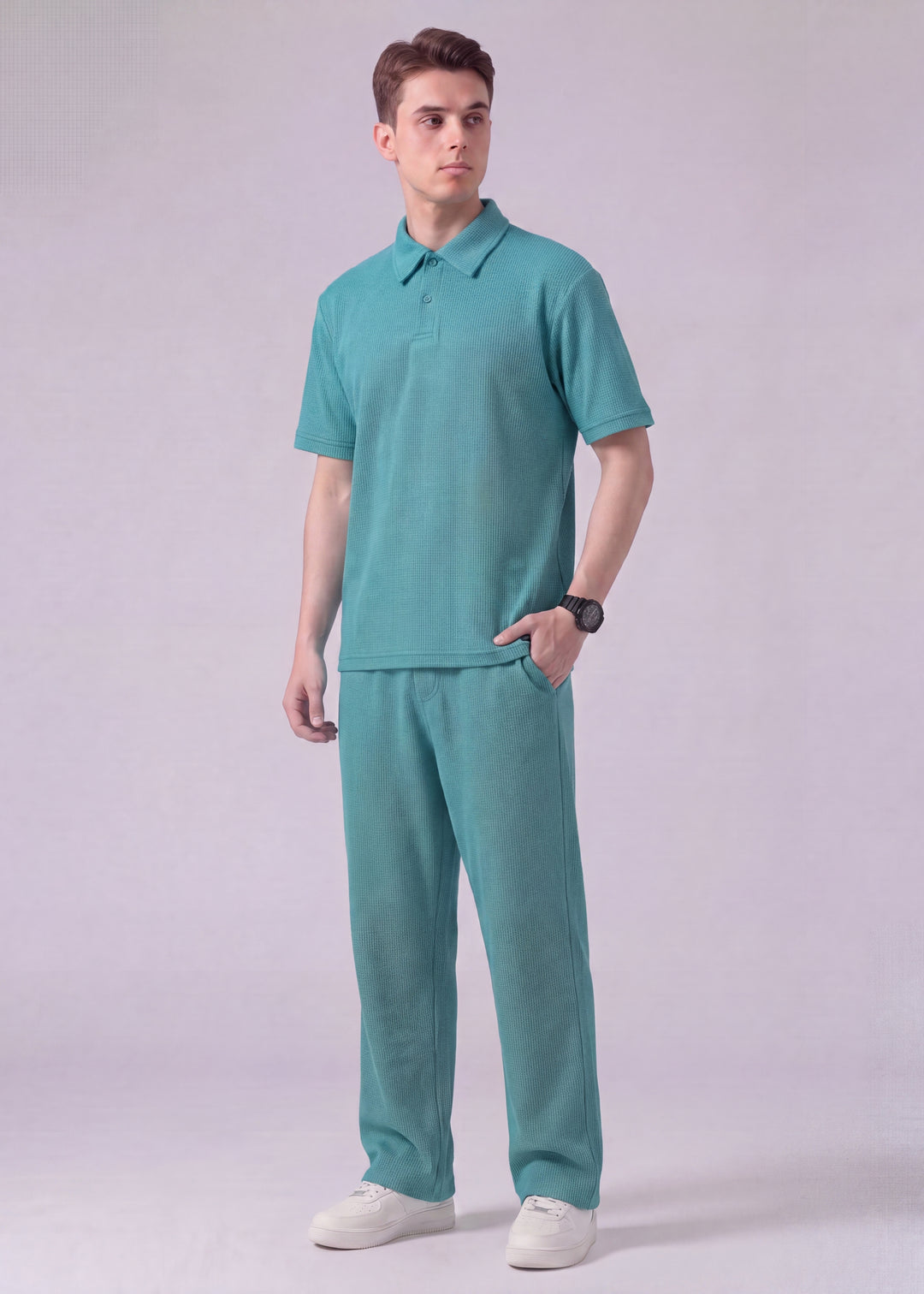 Mint WK - Premium Waffle Knit Twinset