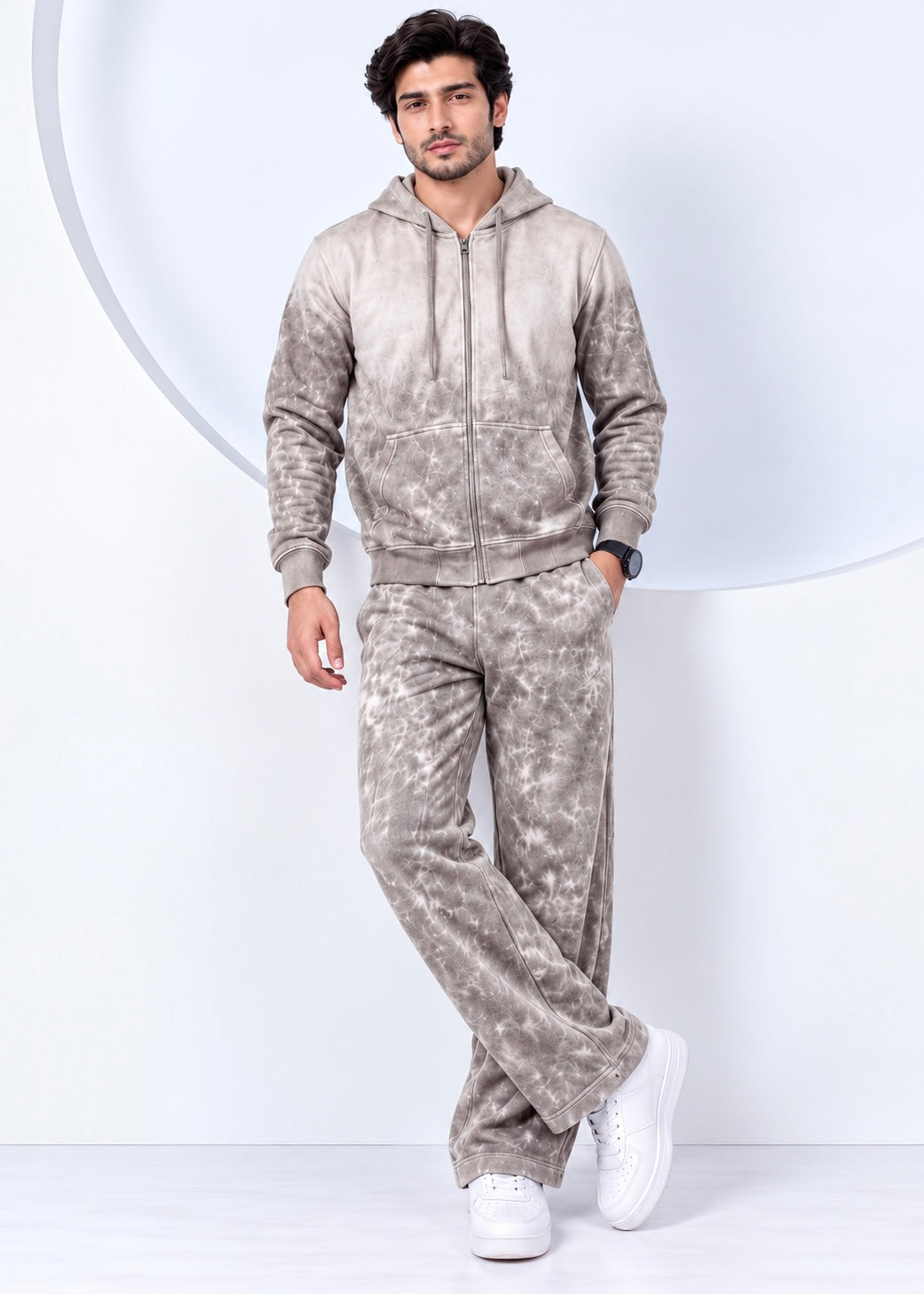 Premium CloudeWash - 100% Cotton Fleece Tracksuit