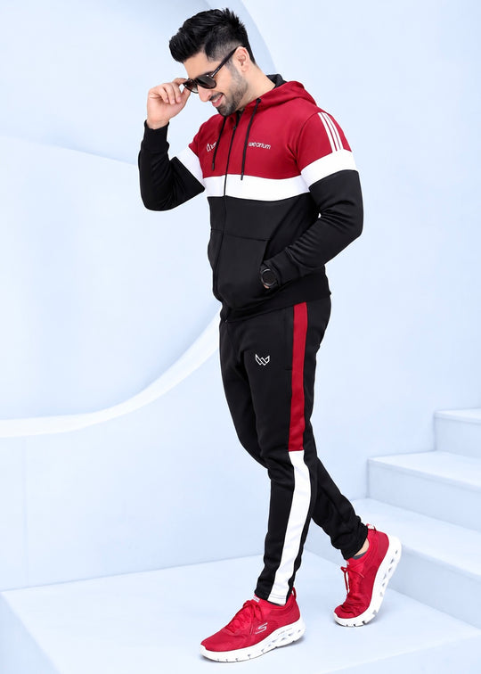 Dynamic Fusion - Red/Black Winter Tracksuit